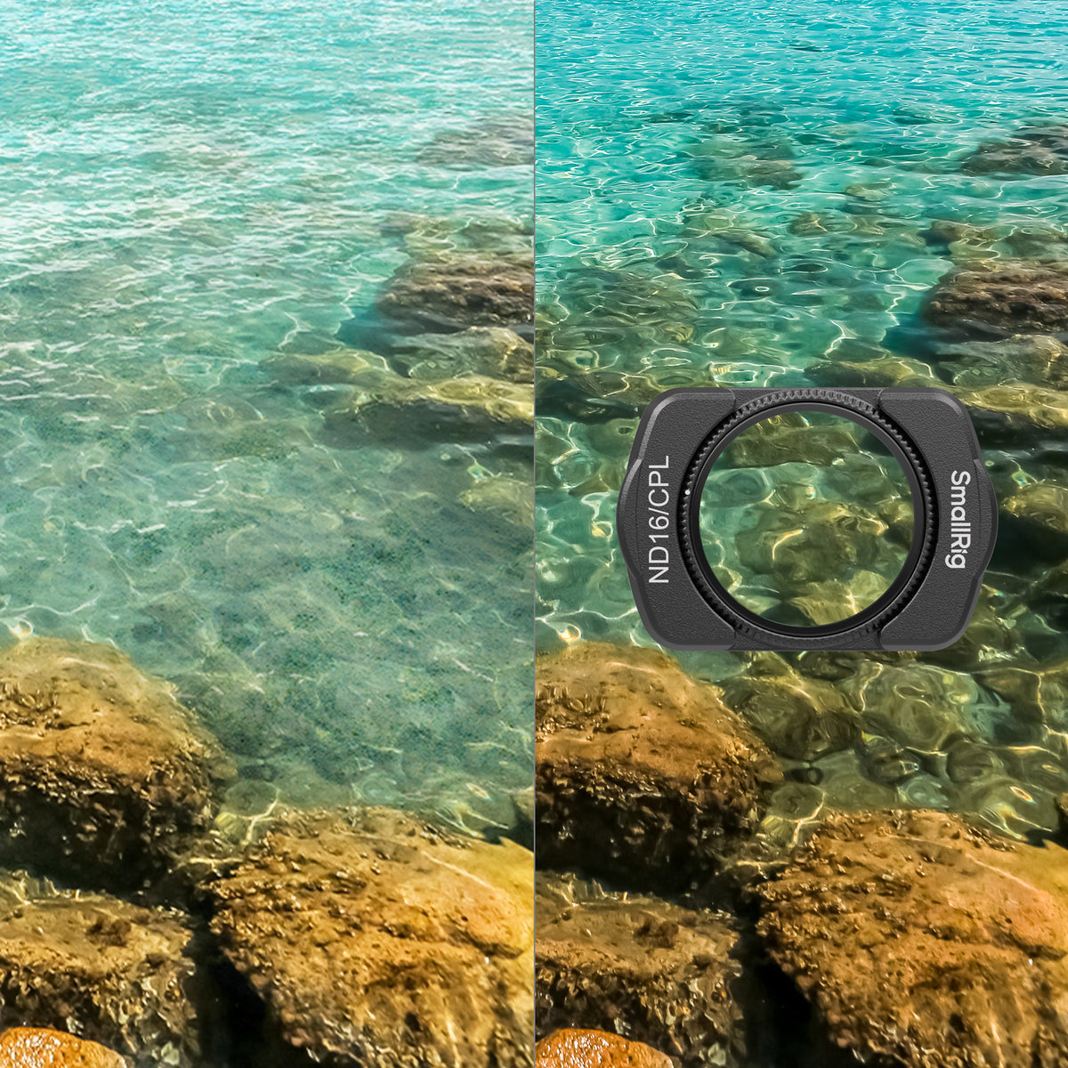 SmallRig 4776 Filter-Kit – VND, LPF, ND16/CPL – für DJI Osmo Pocket 3 – Schwarz – 3er-Pack