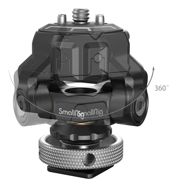 SmallRig 3514C Monitor-Halterung – 360° drehbar, 1,5 kg – für SmallHD, Atomos, Blackmagic u. a.