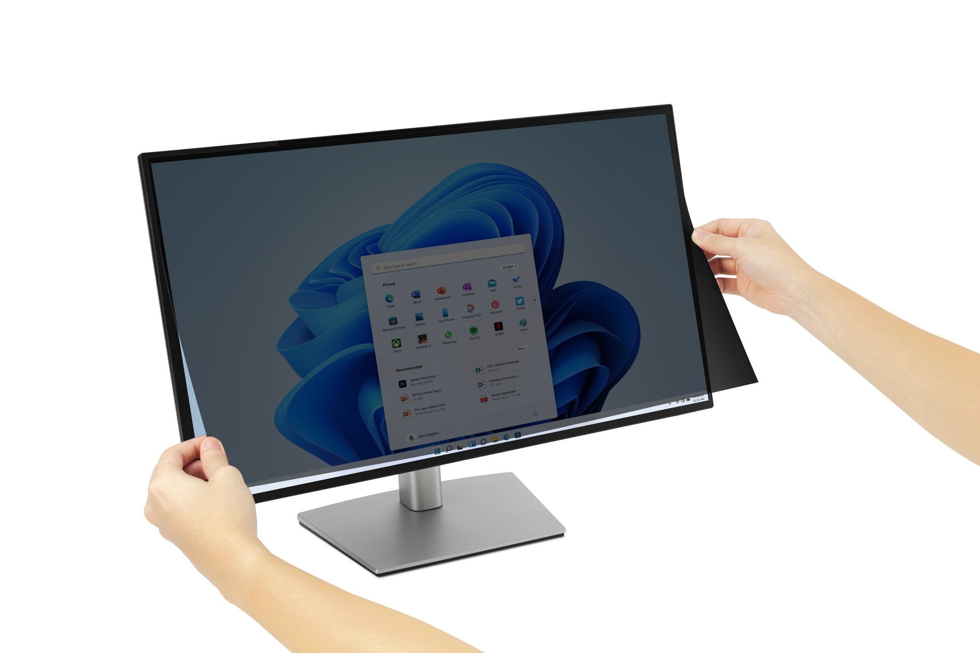 Kensington Displayschutz für Dell C3422WE – Schwarz