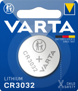 Varta Knopfzelle CR3032, Lithium-Mangandioxid, 3 V – 1 Stk.