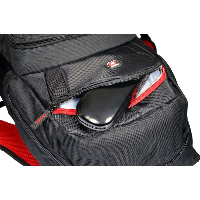 Port Designs Houston II ECO Notebook-Rucksack bis 17,3" – abschliessbar, r-PET – Schwarz