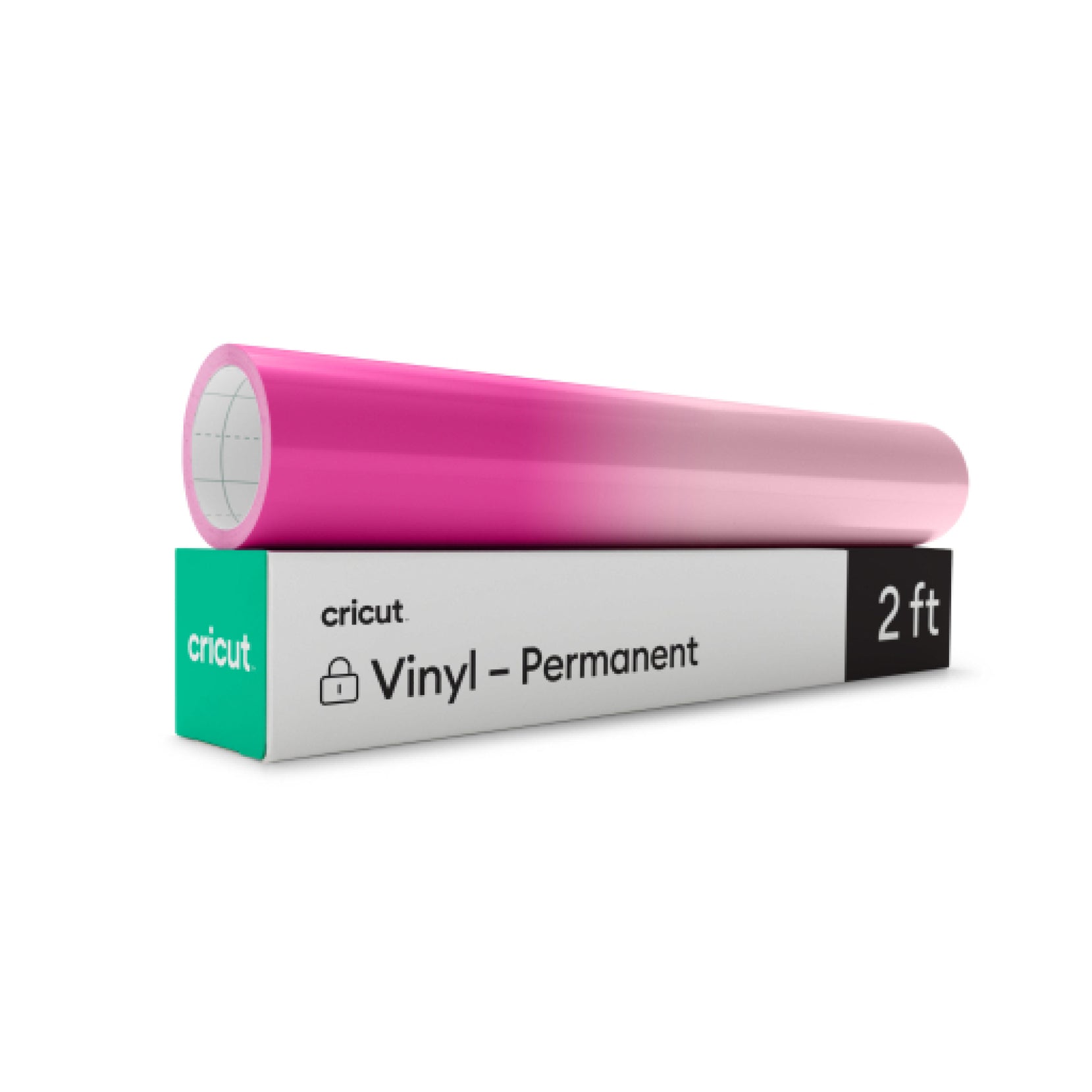 Cricut Glänzende Vinylfolie – Magenta/Hellrosa – 30,0 × 60,0 cm – für Cricut Schneideplotter