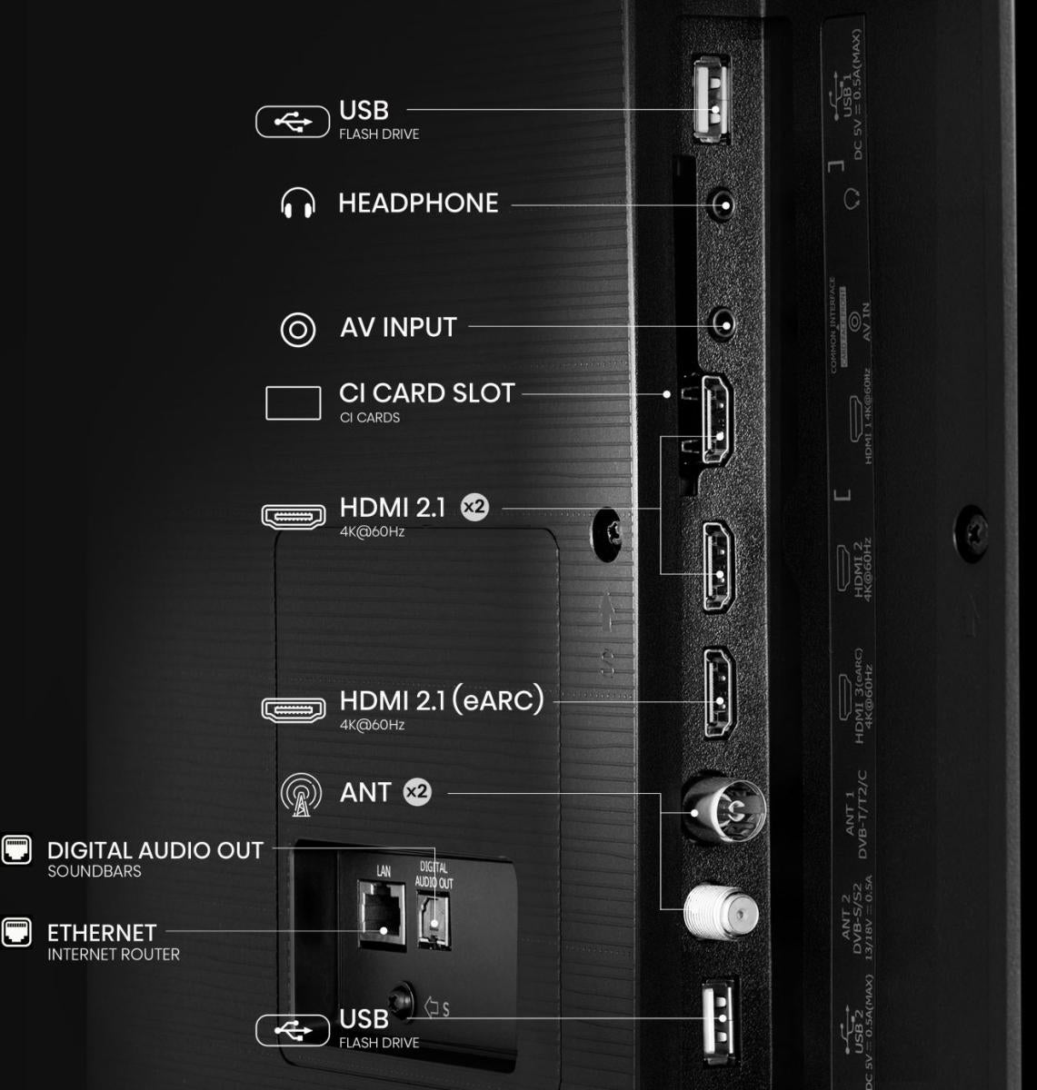 Hisense 85E77Q – 85" Fernseher – 4K UHD – QLED – VIDAA – 60 Hz – Dolby Vision, HDR10, HDR10+