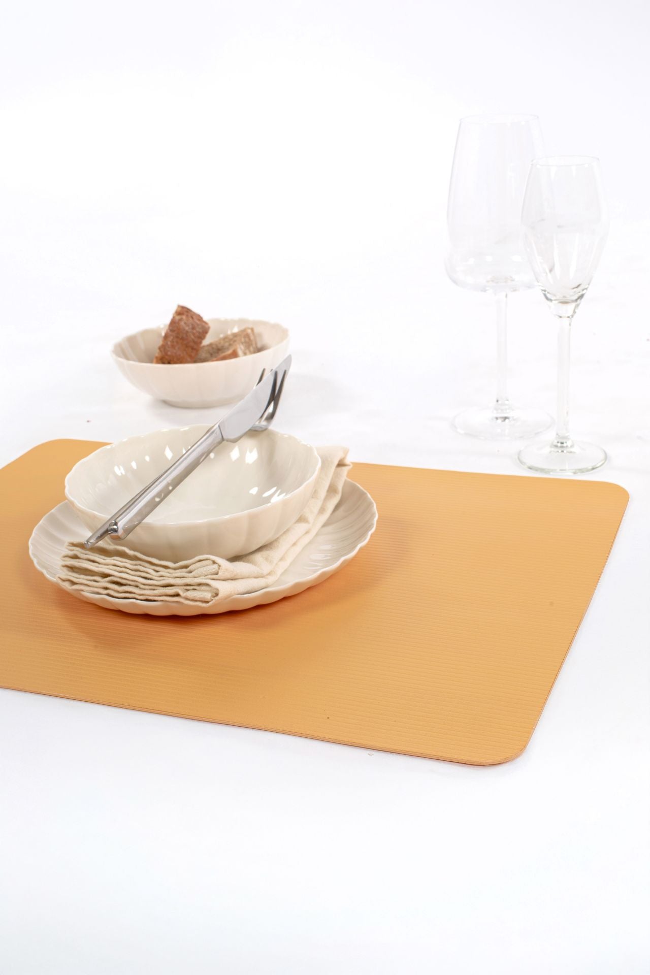 Tiseco Tischset – 45×33 cm, PVC, Gelb, RIBBO
