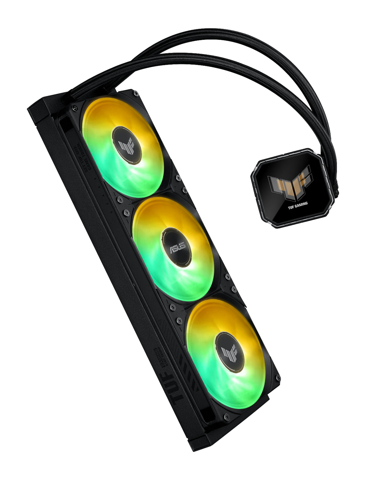 ASUS TUF GAMING LC III 360 ARGB LCD – AIO-Kühler – 360 mm, 3×120 mm, Schwarz, für AM4, AM5, LGA 1700 und andere