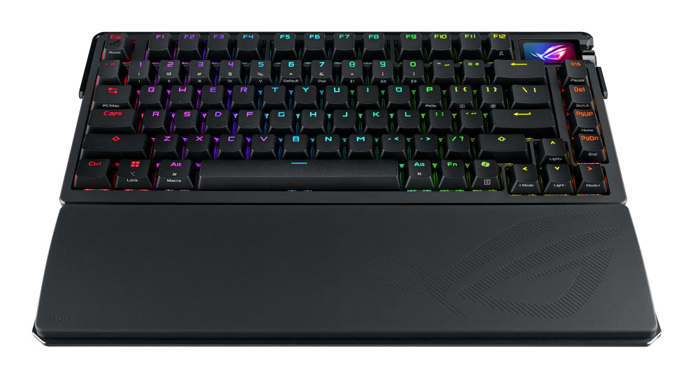 ASUS ROG Azoth – Gaming-Tastatur 75% – mechanisch, RGB – Bluetooth & 2,4 GHz (USB-A) – QWERTZ (FR)