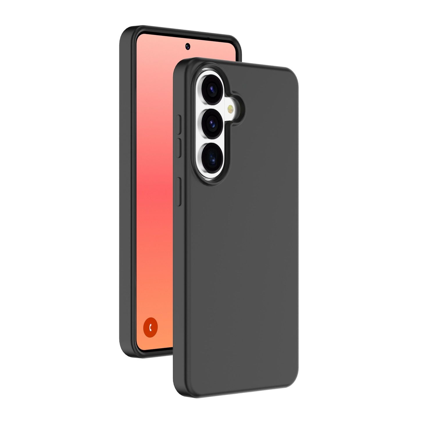 Cellularline Sensation+ Backcover – für Samsung Galaxy S26+, Silikon, Schwarz