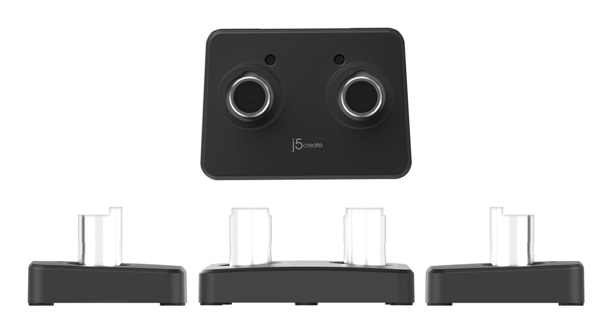 j5create JTSA106 – Monitorarm Tischhalterung – 2 Monitore – 17–32" – bis 8 kg/Monitor – Schwarz