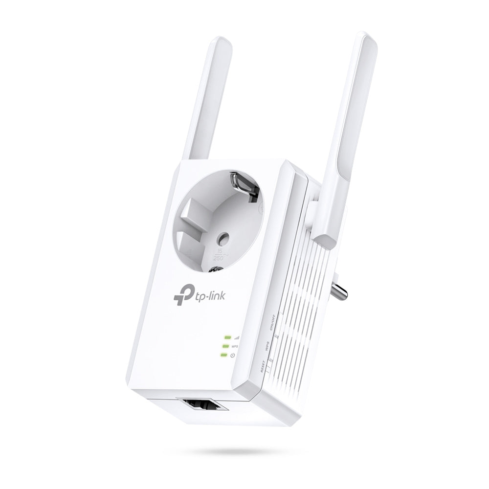TP-Link TL-WA860RE Access Point – Wi-Fi 4 (802.11n), 300 Mbit/s, Integrierte Steckdose