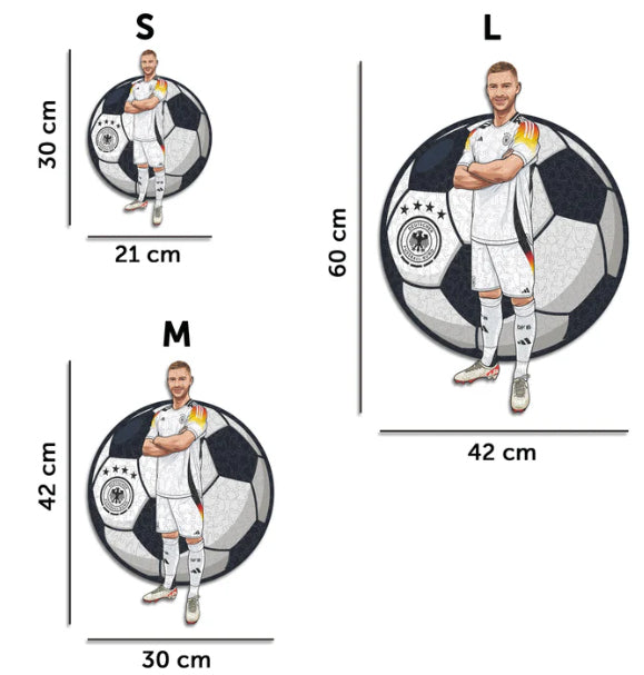 Iconic Puzzles Joshua Kimmich (DE Nationalmannschaft) – Logikspiel, 1 Spieler, ab 10 J., DE