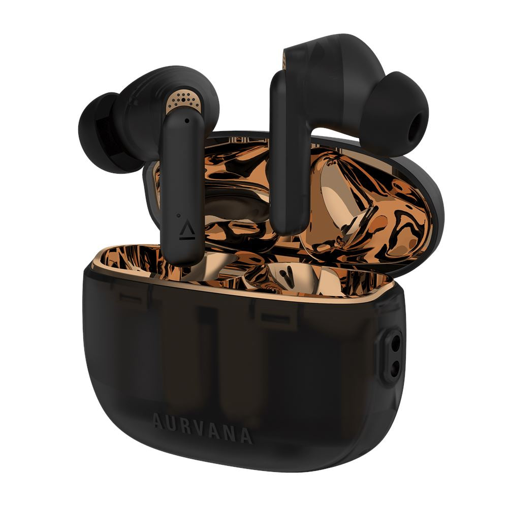 Creative Labs Aurvana Ace 2 TWS In-Ear – Stereo, mit Ladecase, Schwarz/Kupfer, BT 5.3