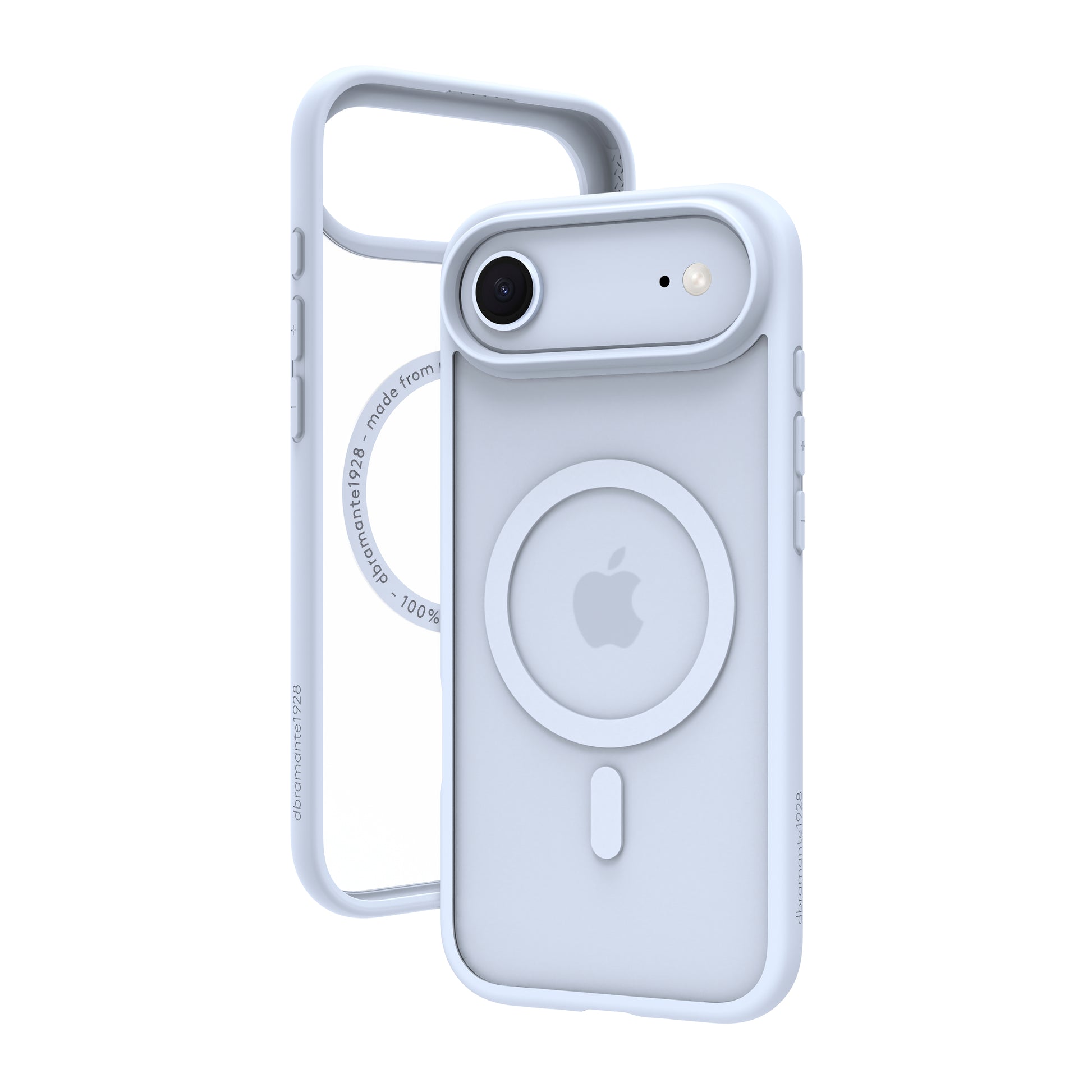 dbramante1928 Grenen MS – Backcover – für Apple iPhone 17 Air, Hellblau, bis 2 m Sturzsicher