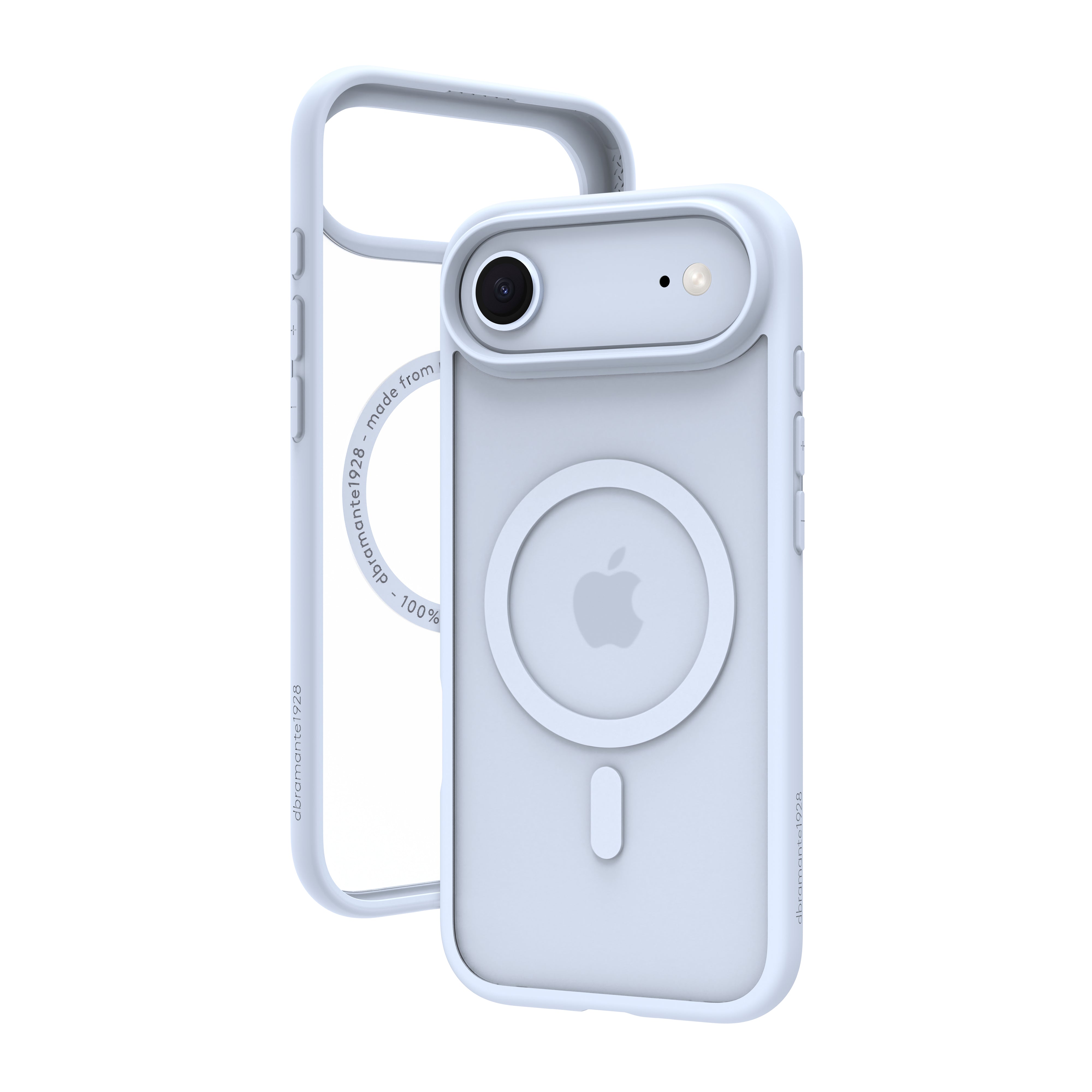 dbramante1928 Grenen MS – Backcover – für Apple iPhone 17 Air, Hellblau, bis 2 m Sturzsicher