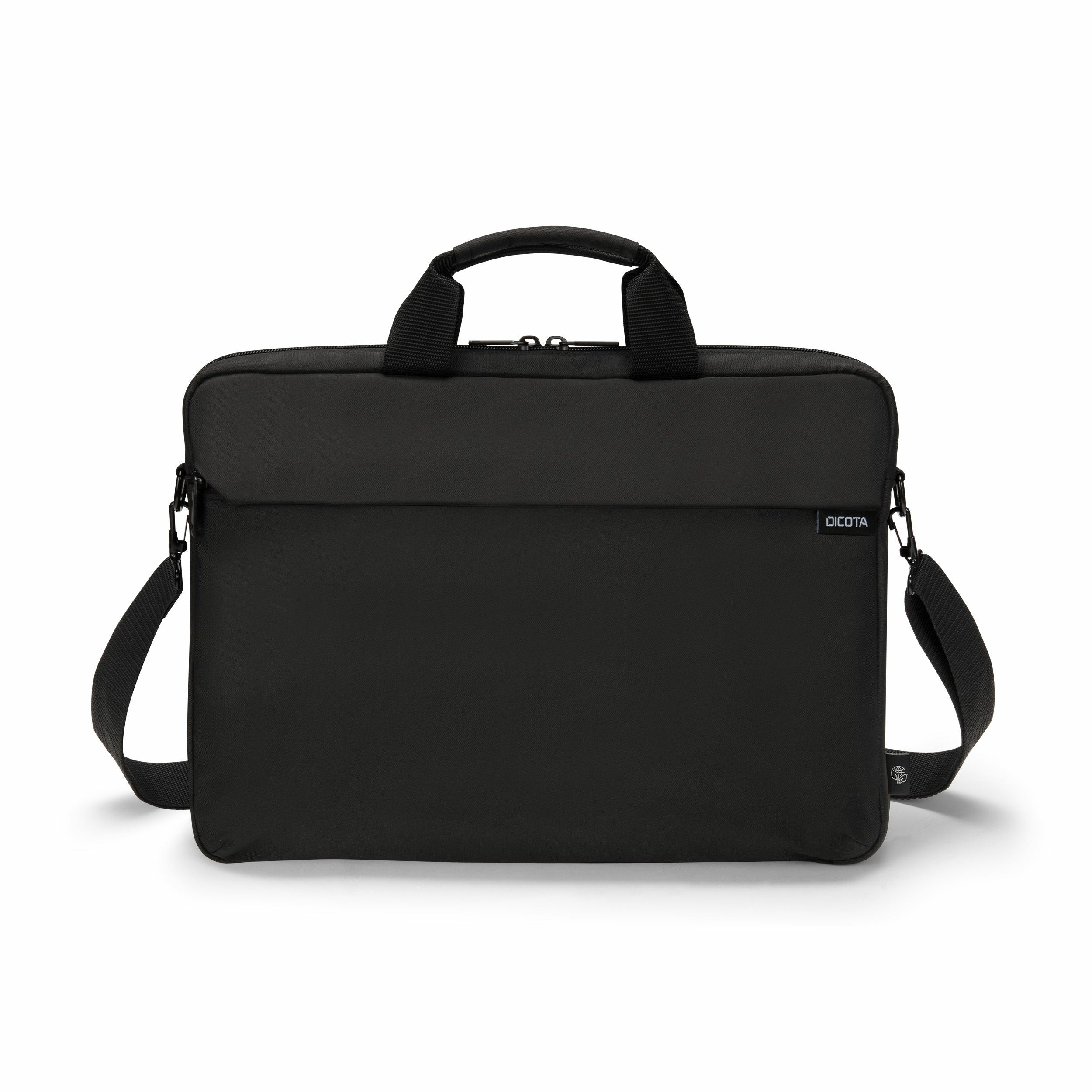 DICOTA Slim Case ONE Notebook-Tasche für Notebooks bis 14,1" – Recyceltes Polyester, Schwarz