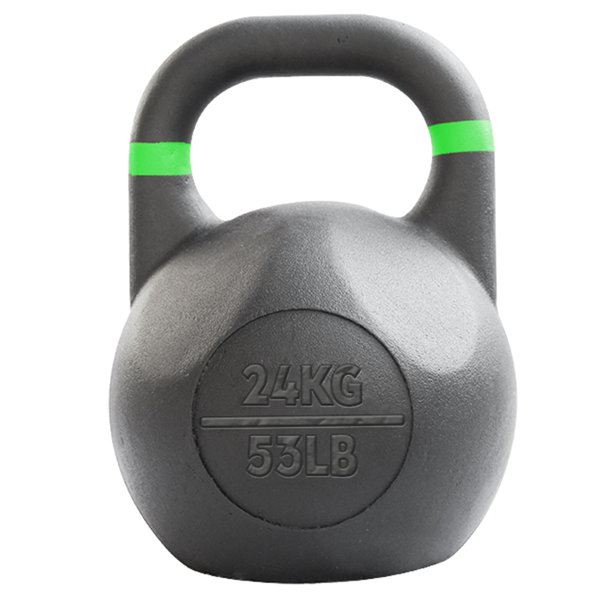 GladiatorFit Kettlebell, 24 kg, Höhe 28,5 cm – Schwarz, Stahl