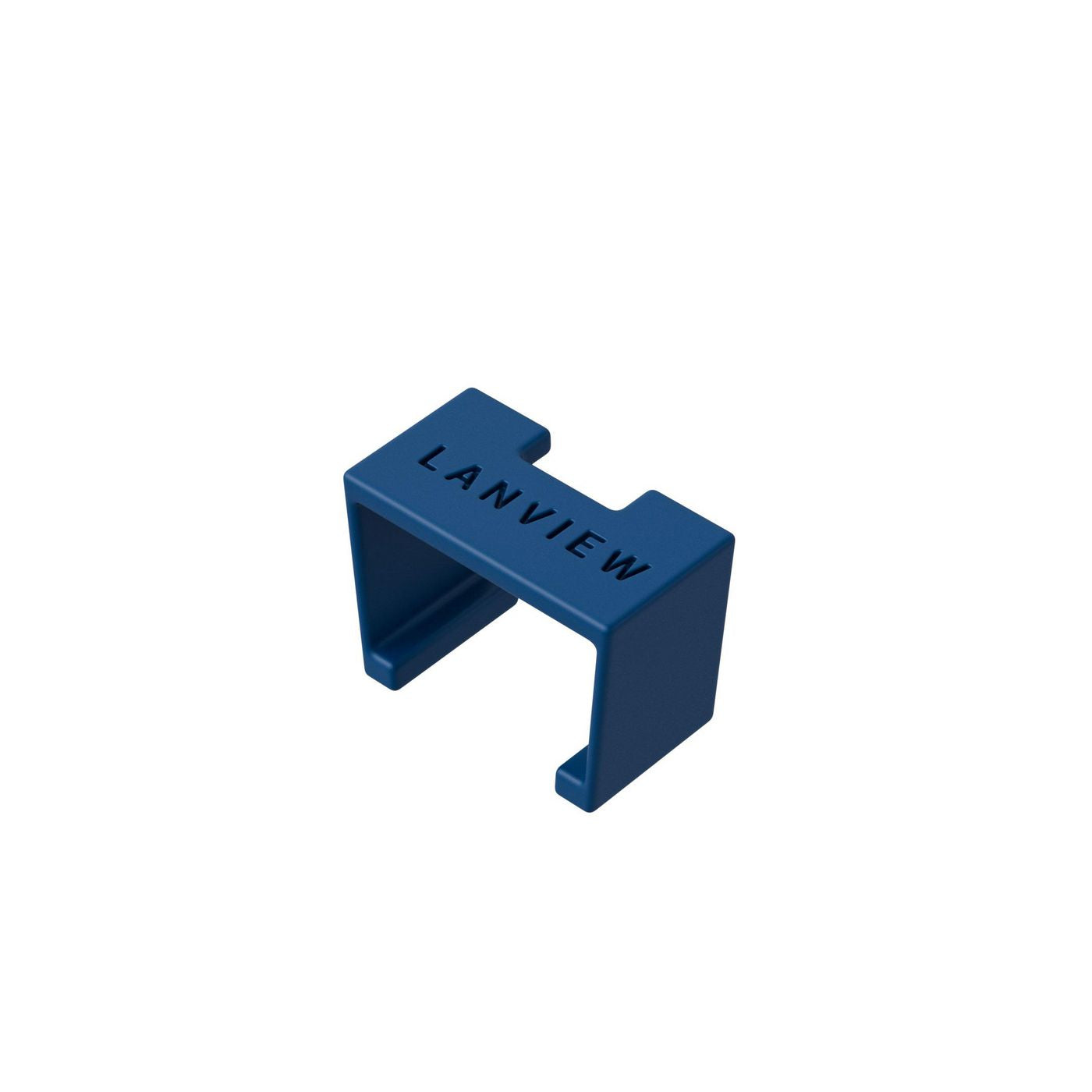 Lanview Kabel-Clip, Kunststoff, 10×5×5 mm, 20er-Pack – für Cat6a – Blau
