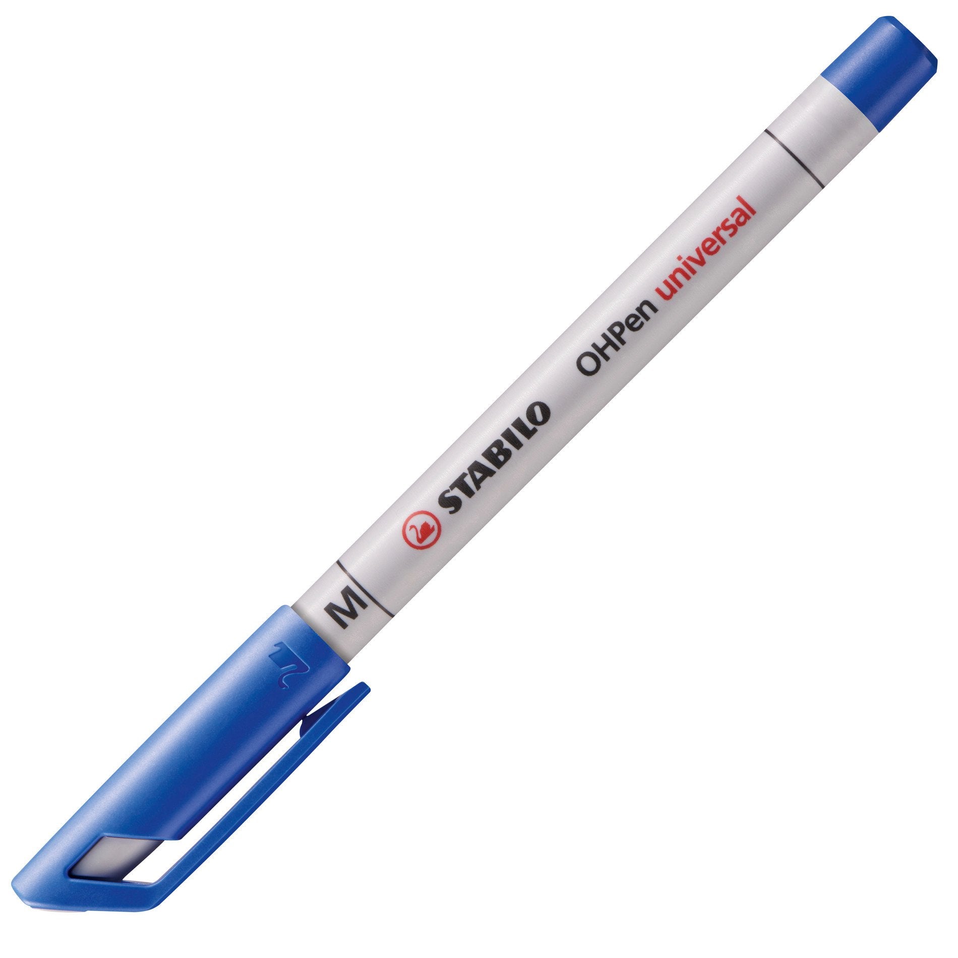 STABILO Non-Permanent-Marker OHPen universal – mittel 1 mm – blau – trocken abwischbar