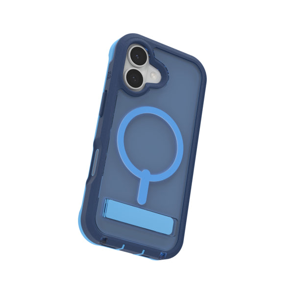 ZAGG Backcover Rainier Snap – für Apple iPhone 17 – Bryce Cobalt Horizon – Snap-/Lock-Verschluss