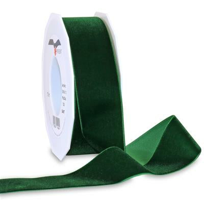 Pattberg Geschenkband Samt Dunkelgrün – 40 mm × 10 m