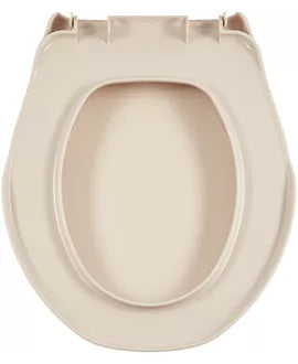 Diaqua Toilettensitz – Polypropylen, Beige, Rund, 39,5 × 45,5 cm