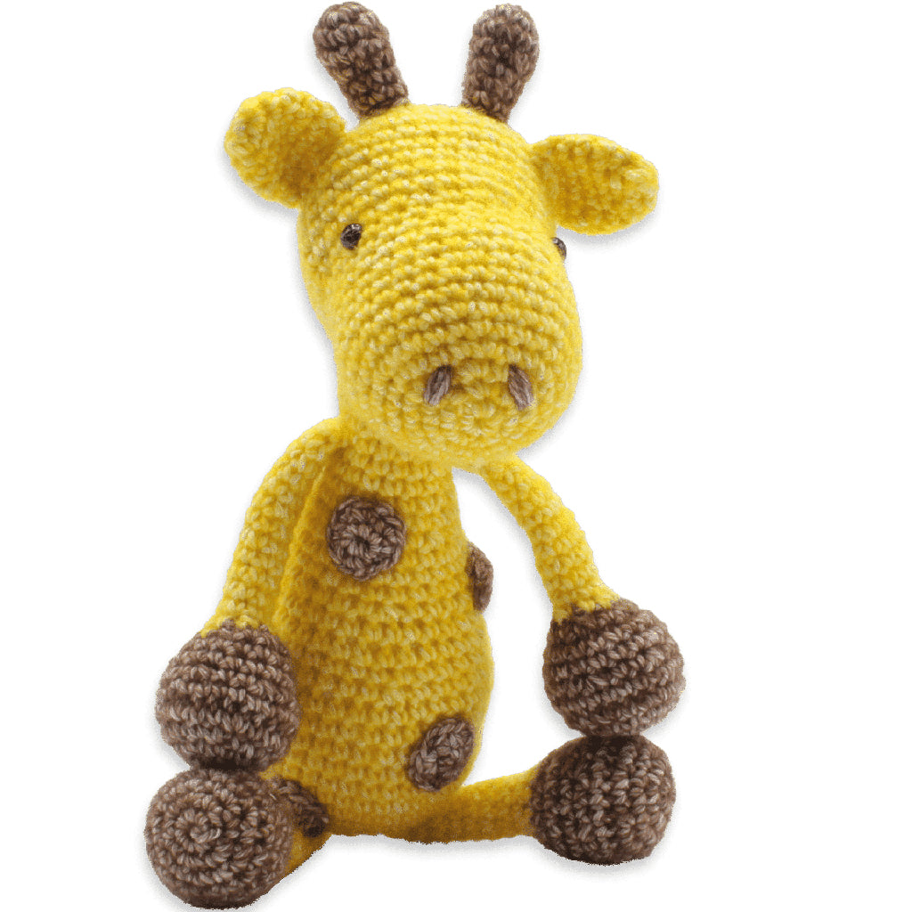 Hardicraft Häkelset Giraffe George – 30 cm×20 cm, Mehrfarbig