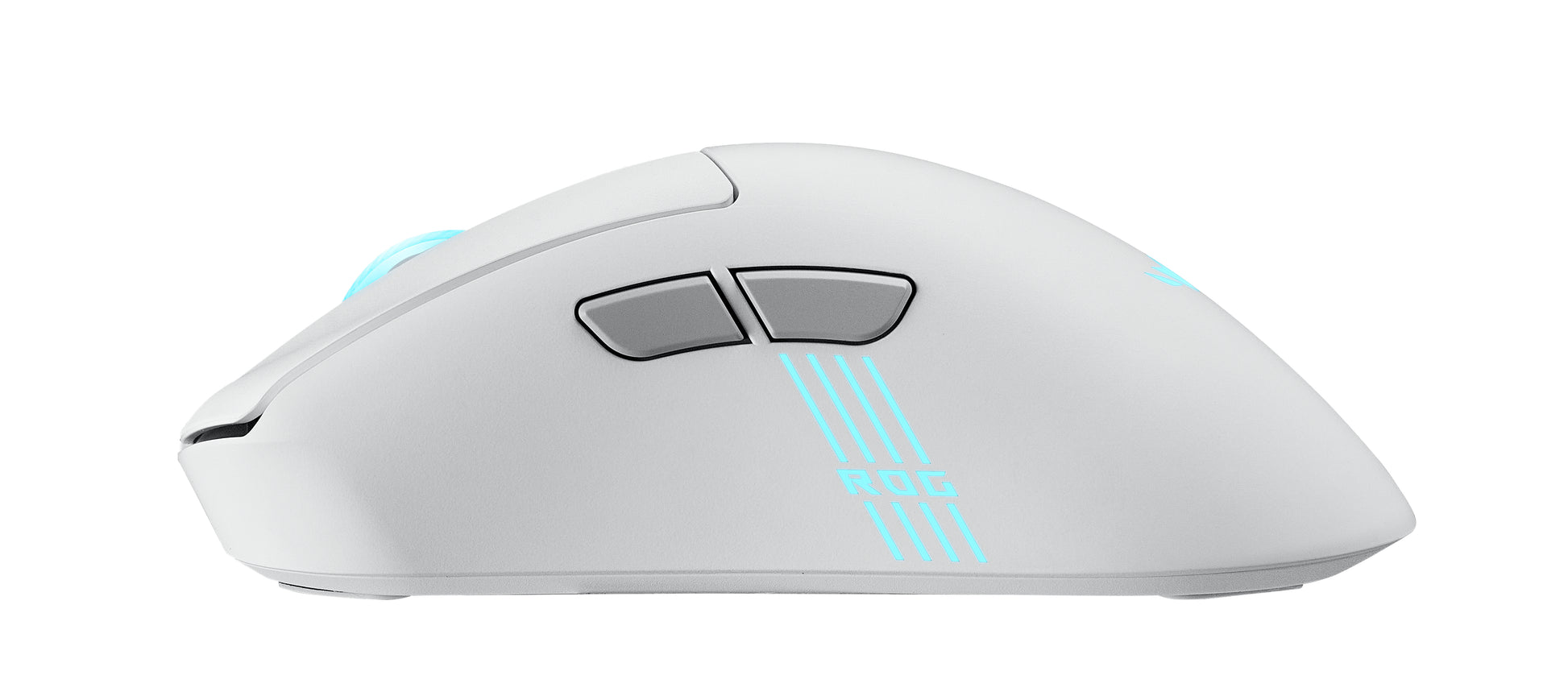 ASUS ROG Keris II Origin – Gaming-Maus – Kabellos (Bluetooth/2,4 GHz), 42000 DPI, Rechts, Weiss
