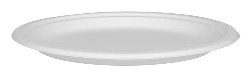 Furber. Furber Teller, Bagasse (Zuckerrohr), Herzform – Ø 26 cm, Weiss – 50 Stk.
