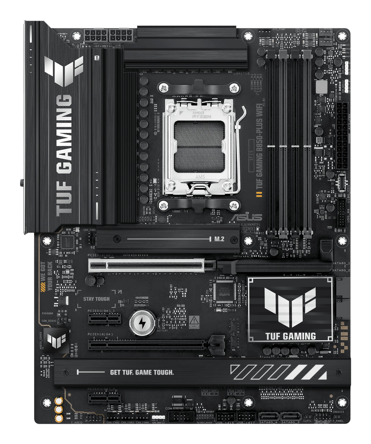 ASUS TUF GAMING B850-PLUS WIFI – Mainboard – AM5, AMD B850, ATX, DDR5