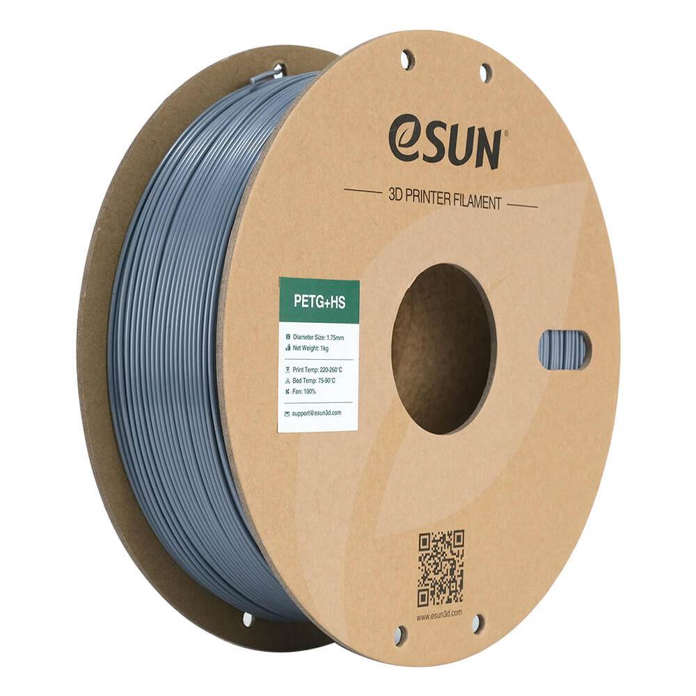 eSUN 3D-Drucker-Filament PETG 1,75 mm Grau, 1 kg