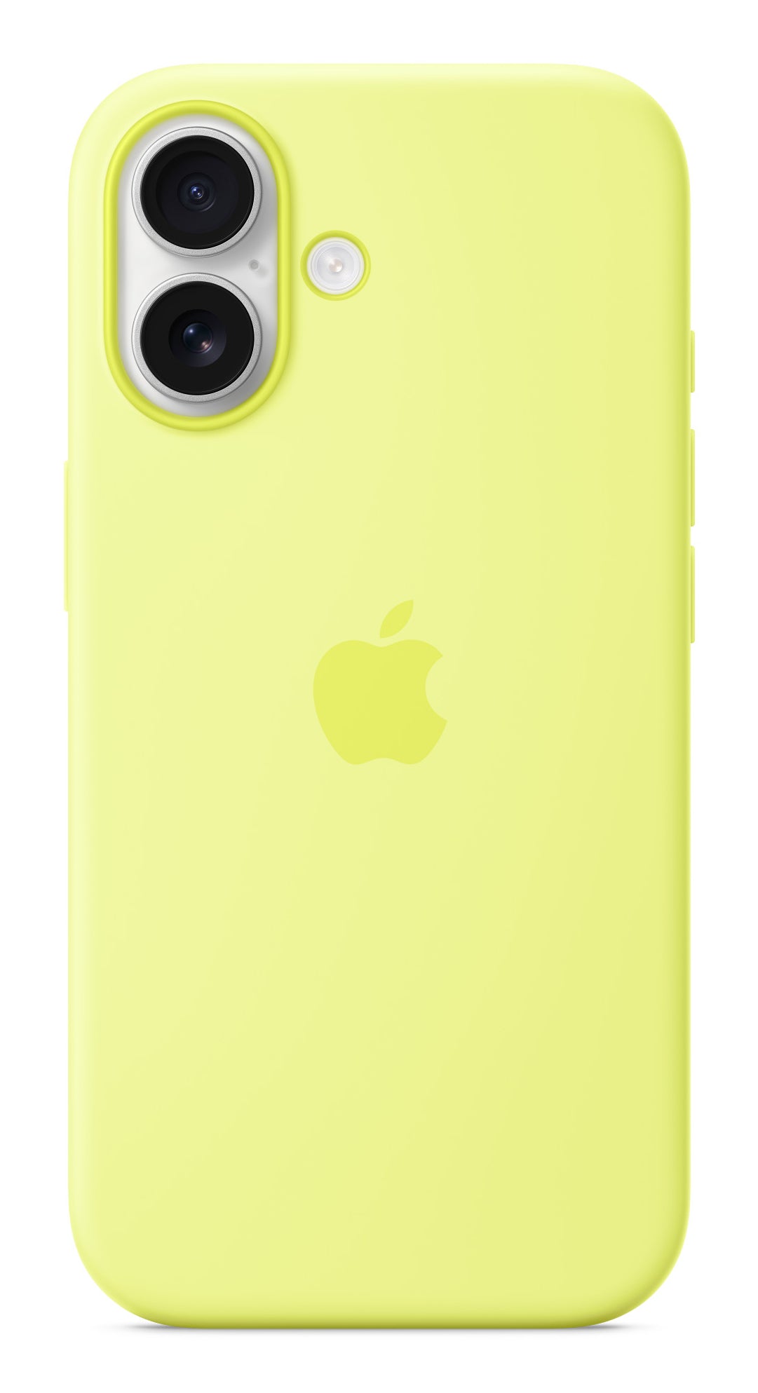 Apple Backcover – für Apple iPhone 17, MagSafe, Silikon+Mikrofaser, Neon Gelb