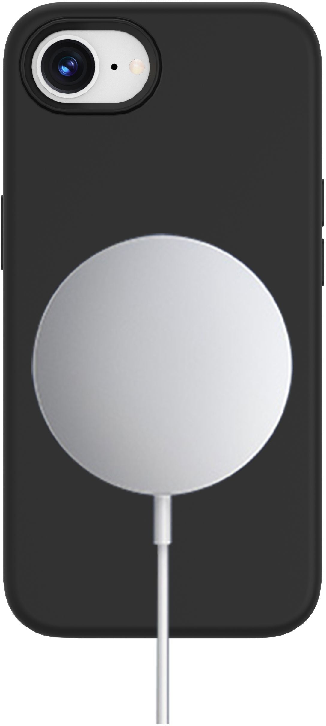 eSTUFF INFINITE ROME Backcover – für iPhone, MagSafe, PC+Silikon, Schwarz
