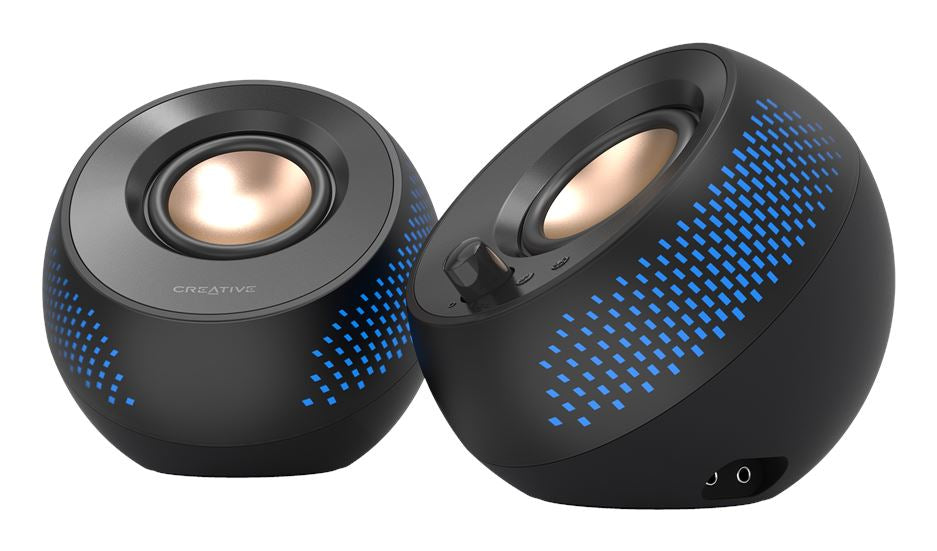 Creative Labs Creative Pebble X – PC-Lautsprecher – 2.0, 15 W, USB-C, Schwarz