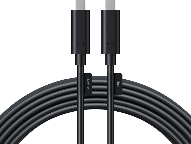 Insta360 USB-C auf USB-C Kabel – USB 3.2 Gen 1 (5 Gbit/s) – 10 m – Schwarz