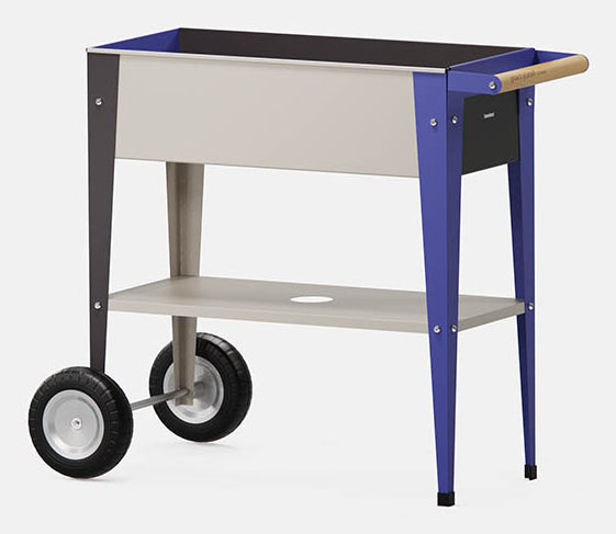 Herstera Pflanzwagen – 75 × 80 × 35 cm – Metall, Mehrfarbig