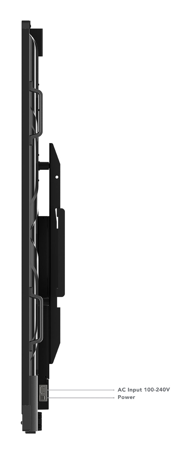 Lenovo ThinkVision T86 – 86" Touch, 3840 × 2160 (4K), VA, Webcam, LAN