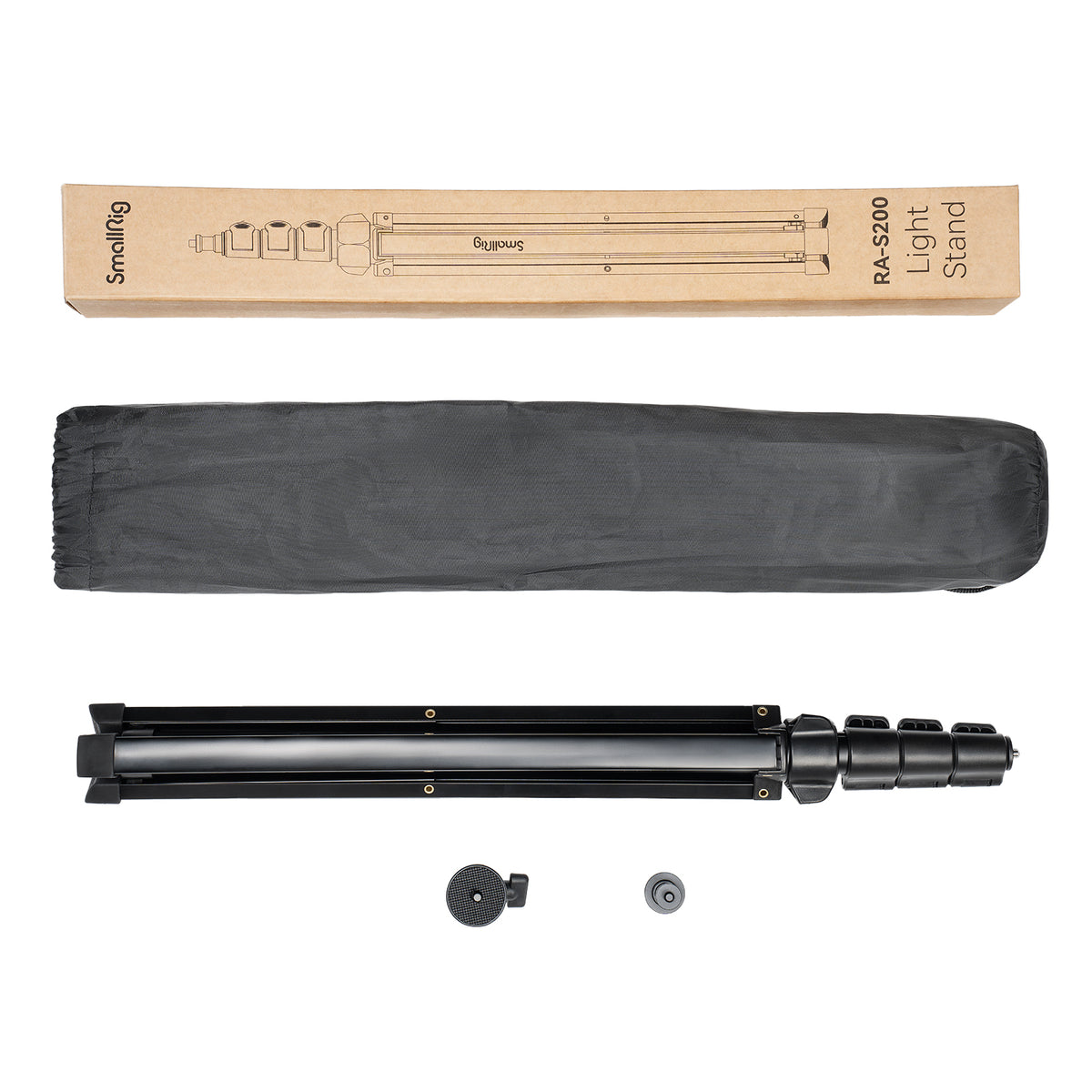 SmallRig RA-S200 Stativ – bis 20 cm, Traglast 4 kg, 1/4" – Schwarz