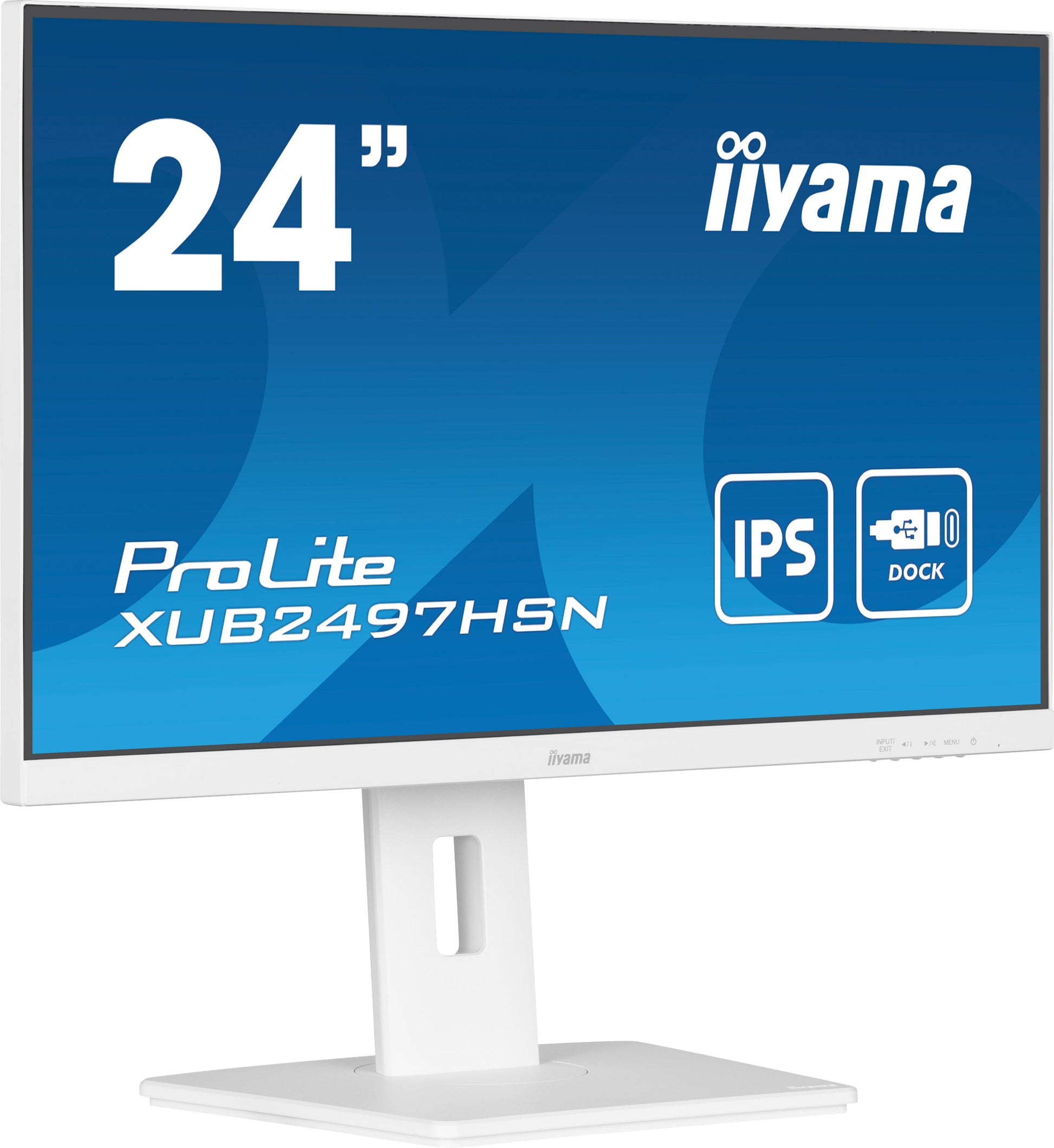 iiyama XUB2497HSN-W2 – 23,8", 1920 × 1080 (Full HD), IPS, 100 Hz, USB-C 65 W, KVM, LAN