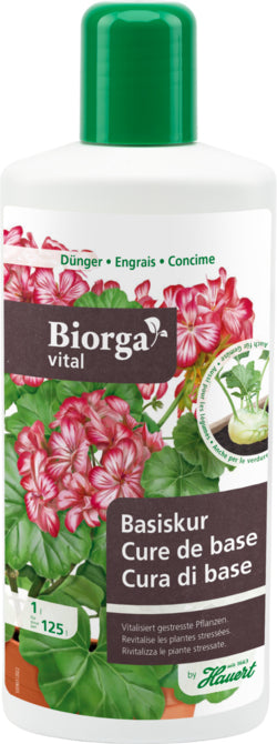 Hauert Mehrnährstoffdünger Organischer Dünger, Biorga Basiskur, 1,0 l, flüssig, Bio – 1 Stück