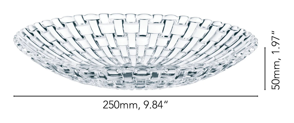 Nachtmann Schale Bossa Nova – Ø 25 cm, Kristallglas, spülmaschinenfest
