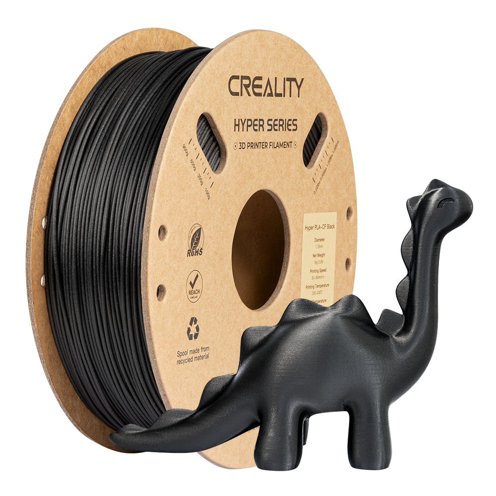 Creality 3D-Drucker-Filament Hyper PLA-Carbon 1,75 mm Schwarz, 1 kg – für Creality K1-C, K1 Max