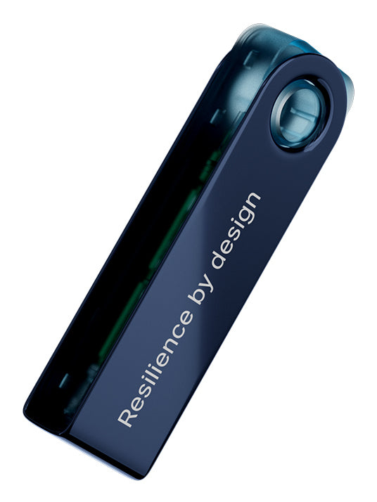 Ledger Nano S Plus – Krypto-Hardware-Wallet, USB-C, für Mac, Blau