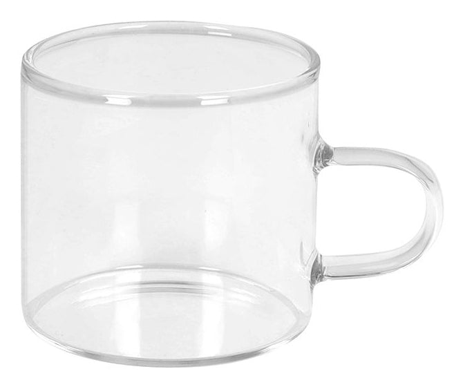 Tognana Porcellane Tognana Teetasse Lyra – 6er Set, 280 ml, Ø 8,0 cm, Borosilikatglas, spülmaschinenfest, mikrowellengeeignet