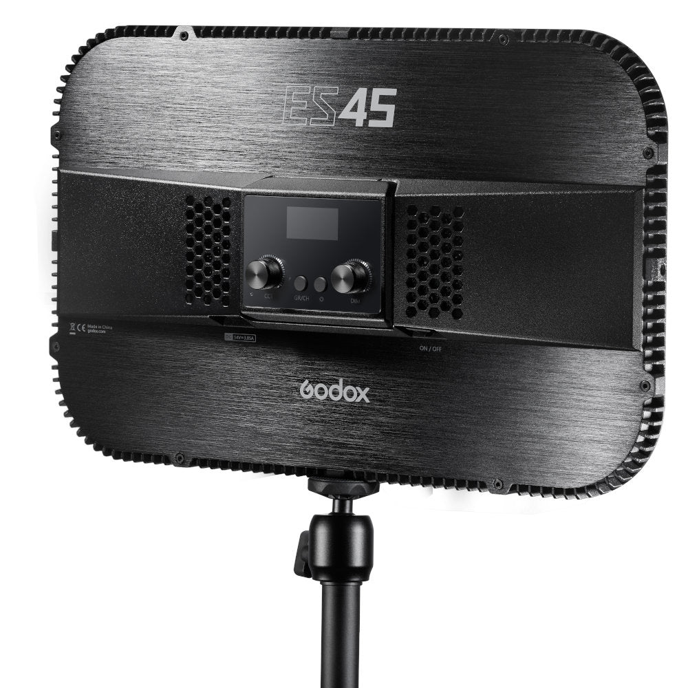 Godox E-Sport LED-Lichtset ES45 – 460 × 230 mm, 4100 lm, 2800–6500 K, Akku – Schwarz