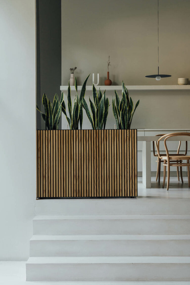 Herstera Pflanzkübel – 120 × 80 × 40 cm – Stahl (verzinkt), schwarz