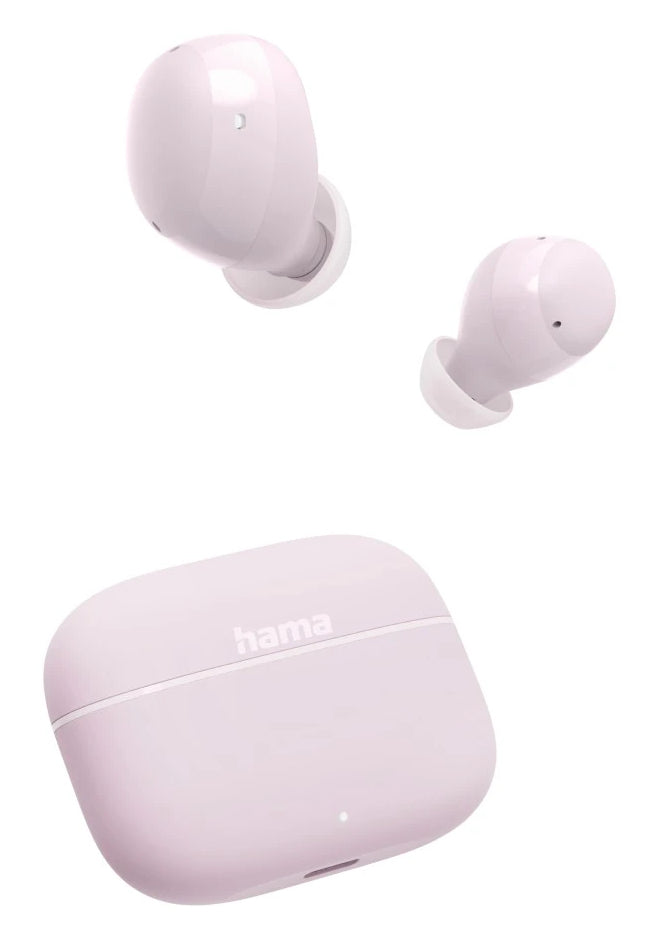 Hama Freedom Buddy II TWS In-Ear – mit Ladecase, Rosa, BT 5.3