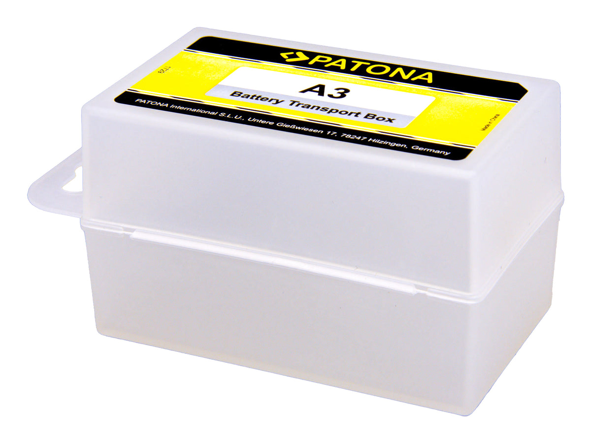 PATONA Akku-Aufbewahrungsbox – für Panasonic DMW-BLJ13, NP-F550, NP-F770