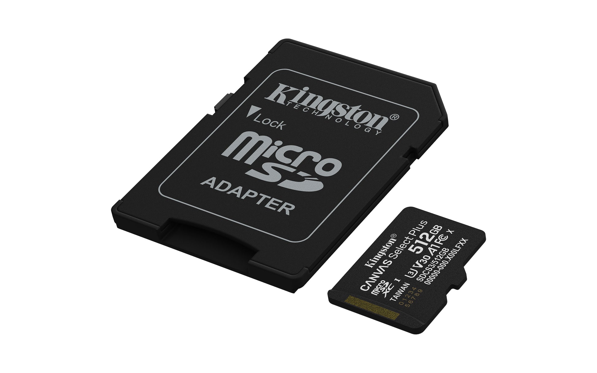 Kingston Technology Kingston Canvas Select Plus Gen3 Speichergerät – 512 GB, microSDXC, A1, 150 MB/s, inkl. Adapter