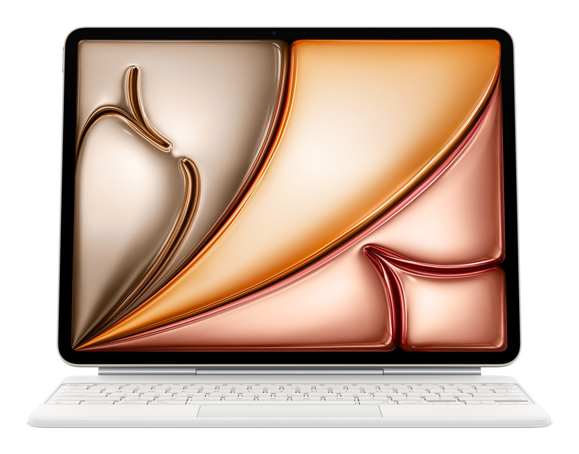 Apple Magic Keyboard Tastatur-Case für iPad Air 13" (M2/M3) – mit Trackpad – Weiss