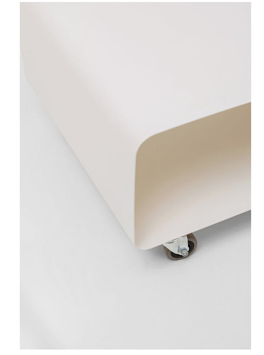 KARE Lounge TV-Möbel M – 90 × 42 × 30 cm – Stahl – Beige