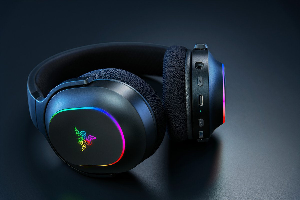 Razer Barracuda X Chroma Gaming-Headset – Over-Ear, Stereo, BT, mit USB-C-Dongle, Schwarz, BT 5.2